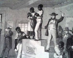 A sketch of a slave auction in Virginia.