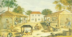 https://commons.wikimedia.org/wiki/File:Slaves_working_in_the_tobacco_sheds_on_a_plantation_(1670_painting).jpg