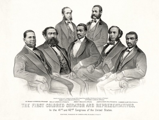 Image of first class of African American Congressmen