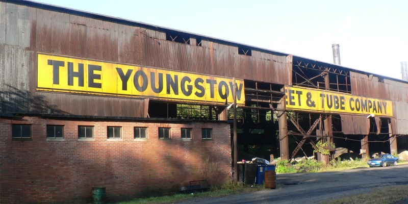 Closed down factory in PA.